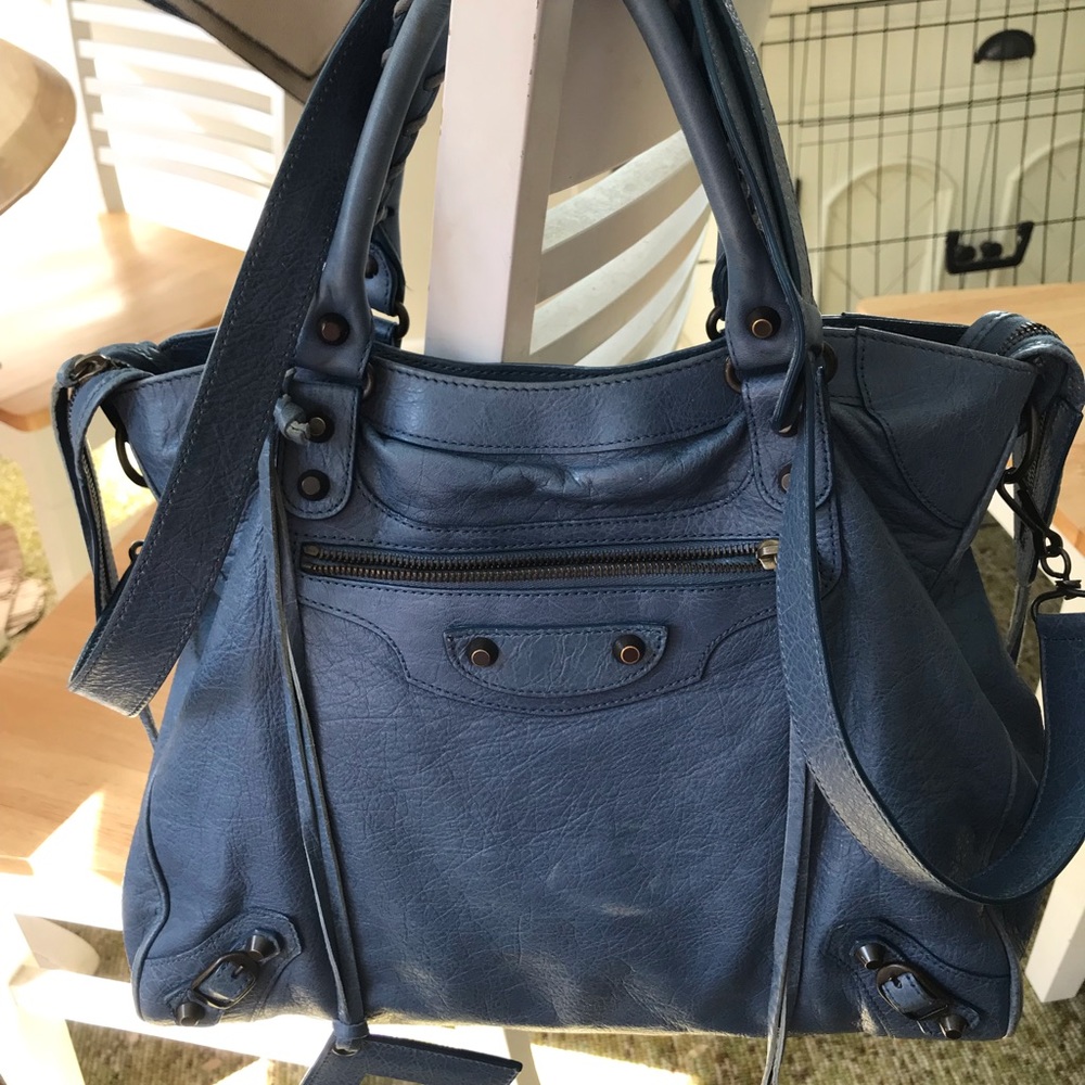 Balenciaga Velo Satchel with Crossbody Strap